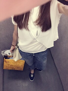 「VICKY（ビッキー）のアイテム（その他）」を使った、pさん（レディース・170cm）の夏コーディネート