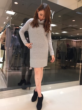 「あったかいんだから」｜pさん（レディース・170cm）の秋コーディネート