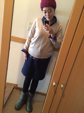 yumiさん（レディース・158cm）の冬コーディネート