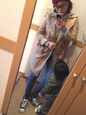 yumiさん（レディース・158cm）の冬コーディネート