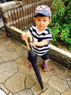 「UNIQLOコーデ」｜Rickさん（キッズ・70cm）の夏コーディネート