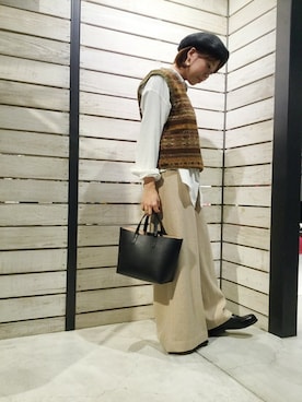 「relume」｜JOURNAL STANDARD relume 天王寺店 スタッフさん（レディース・160cm）の秋コーディネート