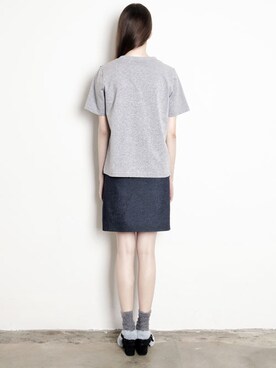 「skirt」｜「アイテム（ブーティ）」を使った、margarinfingersさん（レディース・173cm）の秋コーディネート