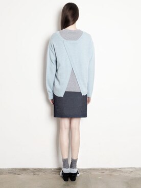 「skirt」｜「アイテム（ブーティ）」を使った、margarinfingersさん（レディース・173cm）の秋コーディネート