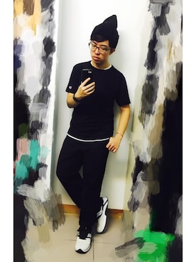 「plain-me（プレインミー）のアイテム」を使った、Shen,You-Xueさん（メンズ・163cm）の冬コーディネート