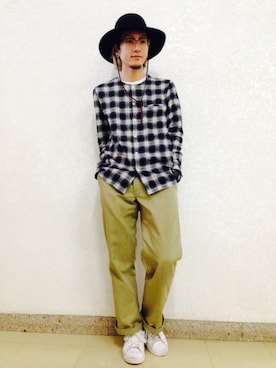 「WEGO（ウィゴー）のアイテム（サングラス）」を使った、シュンさん（メンズ・170cm）の秋コーディネート