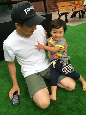 zzziiinnnaaaさん（キッズ・80cm）の夏コーディネート