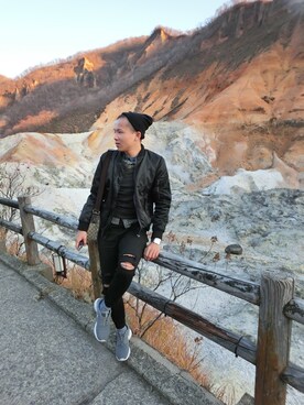 「旅遊」｜呂國麟さん（メンズ・175cm）の秋コーディネート