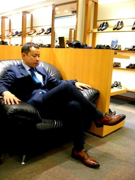 「スーツ」｜madras久屋店さん（メンズ・170cm）の冬コーディネート