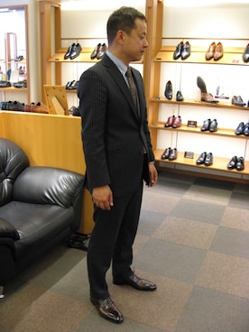 「madras（マドラス）のアイテム」を使った、madras久屋店さん（メンズ・170cm）の春コーディネート