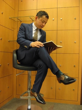 「madras（マドラス）のアイテム」を使った、madras久屋店さん（メンズ・170cm）の春コーディネート