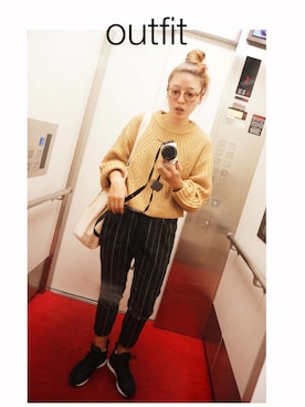 伊波芳杏 よっぴーさん(レディース・162cm)の秋コーディネート