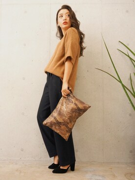 伊波芳杏 よっぴーさん（レディース・162cm）の秋コーディネート