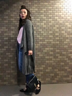 伊波芳杏 よっぴーさん（レディース・162cm）の冬コーディネート