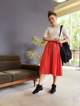 伊波芳杏 よっぴーさん(レディース・162cm)の夏コーディネート