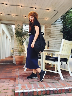 伊波芳杏 よっぴーさん(レディース・162cm)の秋コーディネート