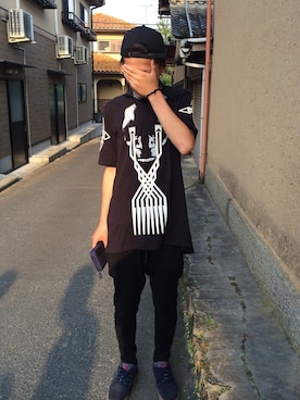 「HUF」｜「アイテム（財布/小物）」を使った、#TARO#さん（メンズ・180cm）の春コーディネート