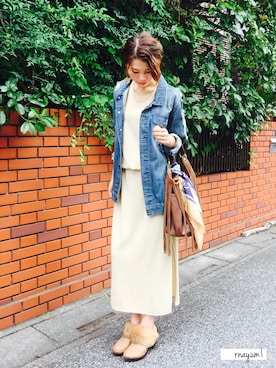 「Jayro（ジャイロ）のアイテム（ジャケット/アウター）」を使った、rnayum1さん（レディース・167cm）の秋コーディネート