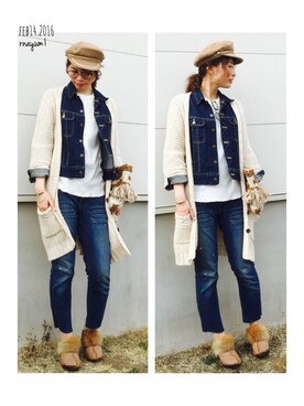 rnayum1さん（レディース・167cm）の冬コーディネート