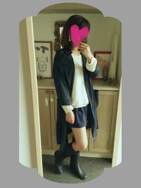 「DRESSTERIOR（ドレステリア）のアイテム（トレンチコート）」を使った、shino*さん（レディース・162cm）の春コーディネート