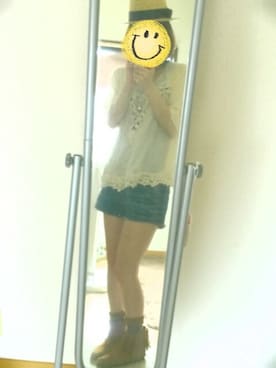 「麦わら帽」｜eriさん（レディース・160cm）の春コーディネート