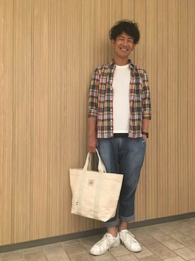 一海智博さん（メンズ・175cm）の夏コーディネート