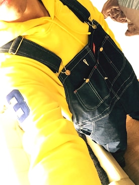 「ラルフローレン」｜「アイテム（サロペット/オーバーオール）」を使った、しんたろ.comさん（メンズ・177cm）の夏コーディネート