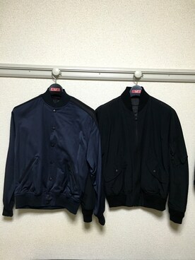 「N.HOOLYWOOD（N.ハリウッド）のアイテム（ミリタリージャケット）」を使った、Ryoutaさん（メンズ・169cm）の秋コーディネート
