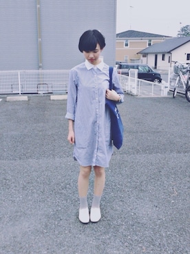 「Steven Alan」｜「アイテム（ワンピース/ドレス）」を使った、n r さん（レディース・160cm）の夏コーディネート