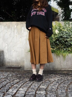 あすぽんさん（レディース・153cm）の冬コーディネート