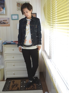 miniちょけ。さん（レディース・157cm）の春コーディネート