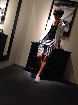 「アイテム（タンクトップ）」を使った、Yuyaさん（メンズ・181cm・10代）の春コーディネート