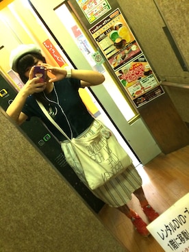 「cepo.」｜「アイテム（ハンチング/ベレー帽）」を使った、こ     し    あ   んさん（レディース・162cm）の夏コーディネート