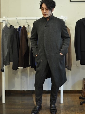 「SAINT LAURENT PARIS（サンローランパリ）のアイテム」を使った、aaawagon odaさん（メンズ・170cm）の秋コーディネート