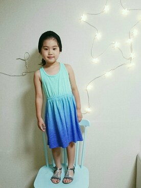 「花火」｜「アイテム（ワンピース/ドレス）」を使った、neroliさん（キッズ・110cm）の夏コーディネート