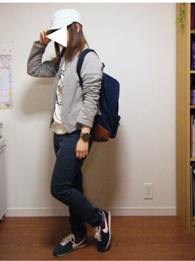 「スエット」｜megumiouotさん（レディース・152cm）の秋コーディネート