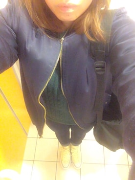 「お買い物」｜「アイテム（アナログ腕時計）」を使った、takeyoshiさん（レディース・145cm）の秋コーディネート