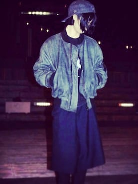 「SUPER FINE（スーパーファイン）のアイテム（その他アウター）」を使った、saitouさん（メンズ・177cm）の春コーディネート