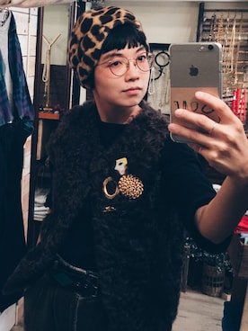 「PINCEAU（パンソー）のアイテム」を使った、SOMEさん（レディース・158cm）の秋コーディネート