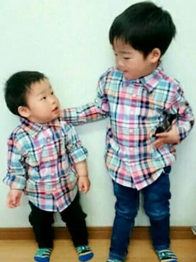 「baby GAP」｜KOKOSUKUさん（キッズ・100cm）の春コーディネート