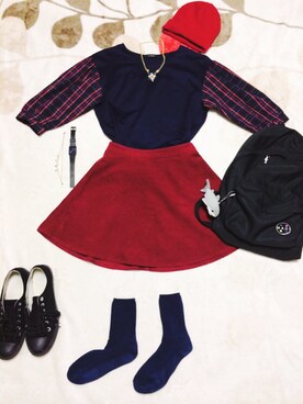 ななせさん（レディース・169cm）の秋コーディネート