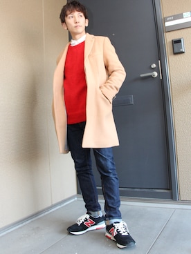 「さしいろ」｜「アイテム（ジャケット/アウター）」を使った、HEARTLANDさん（メンズ・165cm）の冬コーディネート
