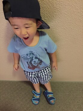 s________rさん（キッズ・90cm）の夏コーディネート