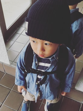 s________rさん（キッズ・90cm）の秋コーディネート