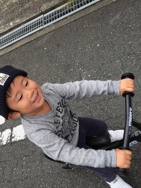 s________rさん（キッズ・90cm）の秋コーディネート