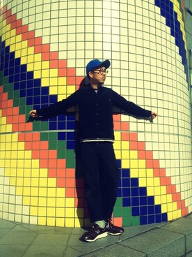 Ken Matsudaさん（メンズ・174cm）の秋コーディネート