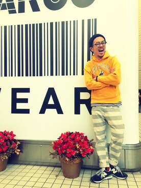 「.......RESEARCH（リサーチ）のアイテム」を使った、Ken Matsudaさん（メンズ・174cm）の秋コーディネート