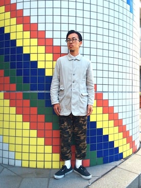 Ken Matsudaさん（メンズ・174cm）の秋コーディネート