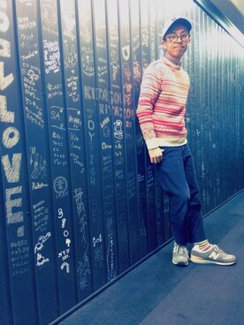 Ken Matsudaさん(メンズ・174cm)の冬コーディネート