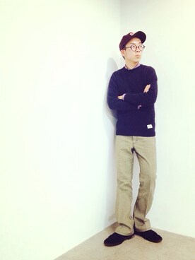 Ken Matsudaさん(メンズ・174cm)の冬コーディネート